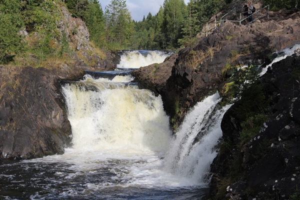 Kivach waterfall